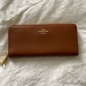Coach Tan Leather Wallet